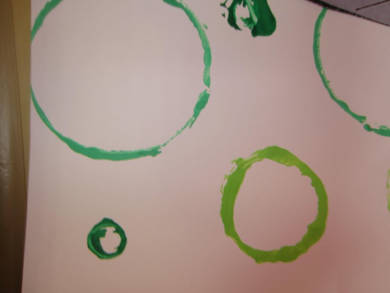 Empreintes d'objets ronds