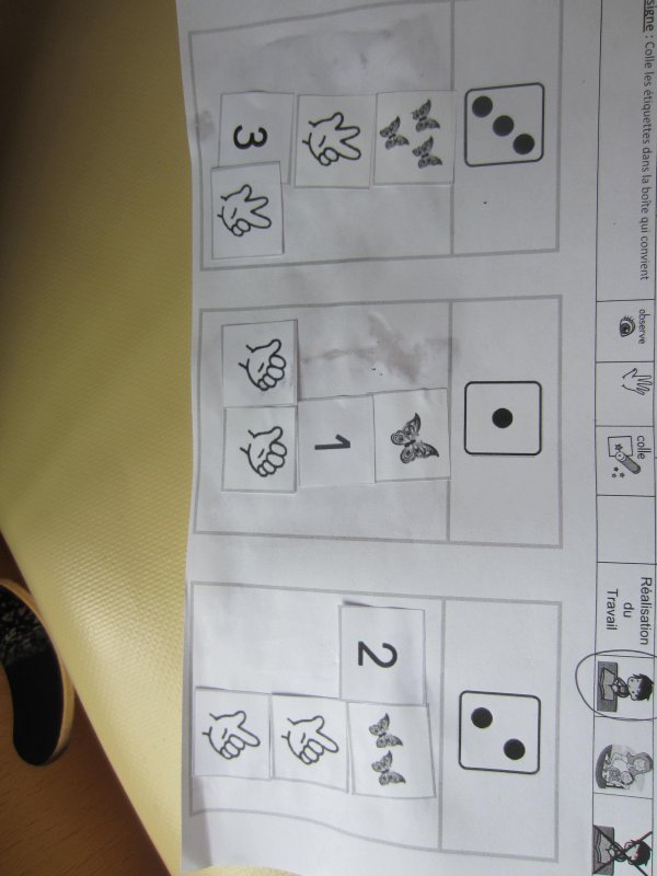 Travail de num&eacute;ration