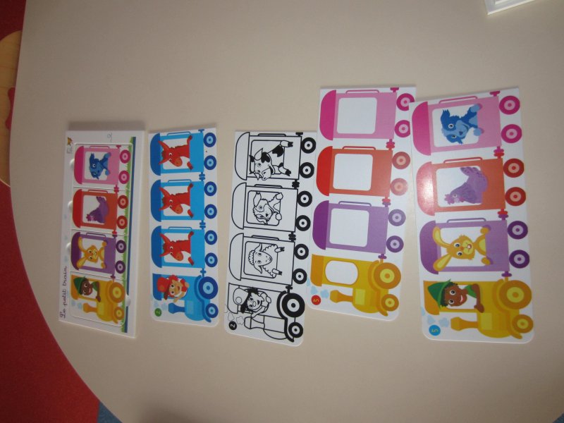 Travail autour des couleurs et la reproduction de mod&egrave;les.