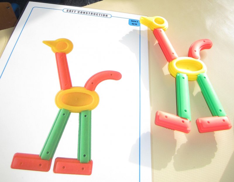 Construction avec mod&egrave;le