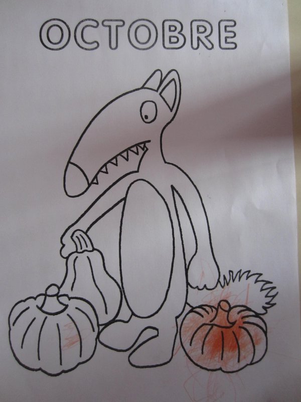Mon premier coloriage &agrave; l'&eacute;cole