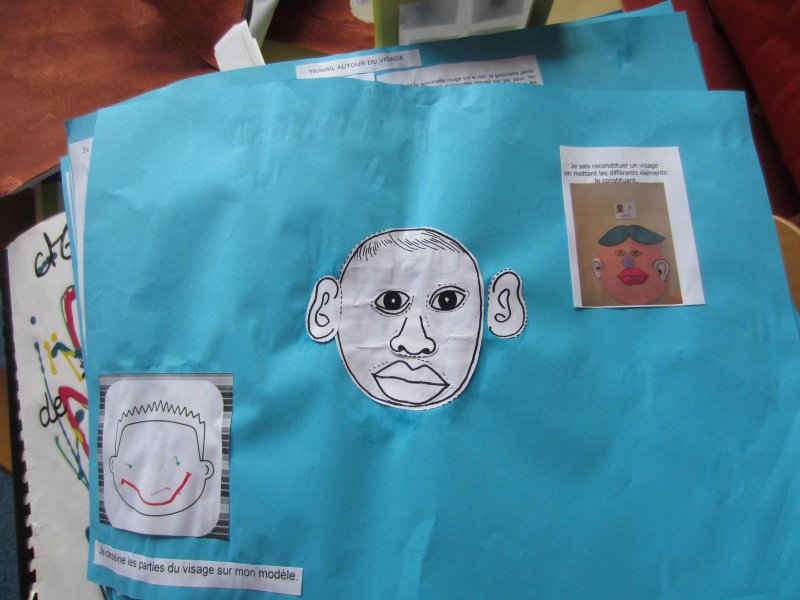 Travail autour du visage