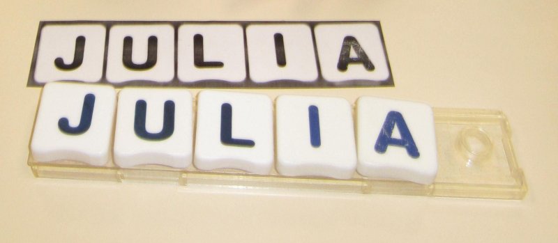 Travail autour des lettres de mon pr&eacute;nom